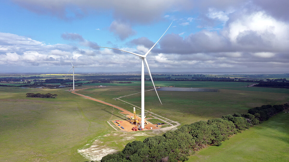 Wind and Solar Plant Esperance JUWI