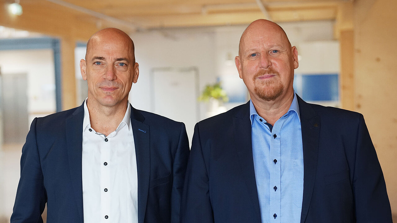 The JUWI management team from left to right: Stephan Hansen, Jost Backhaus (CEO), and Christian Arnold.