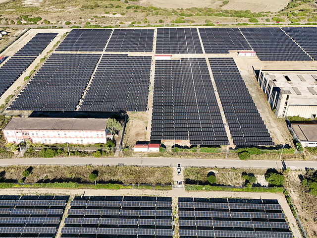 Isili Site on Sardina is a repowering project on a production ground.